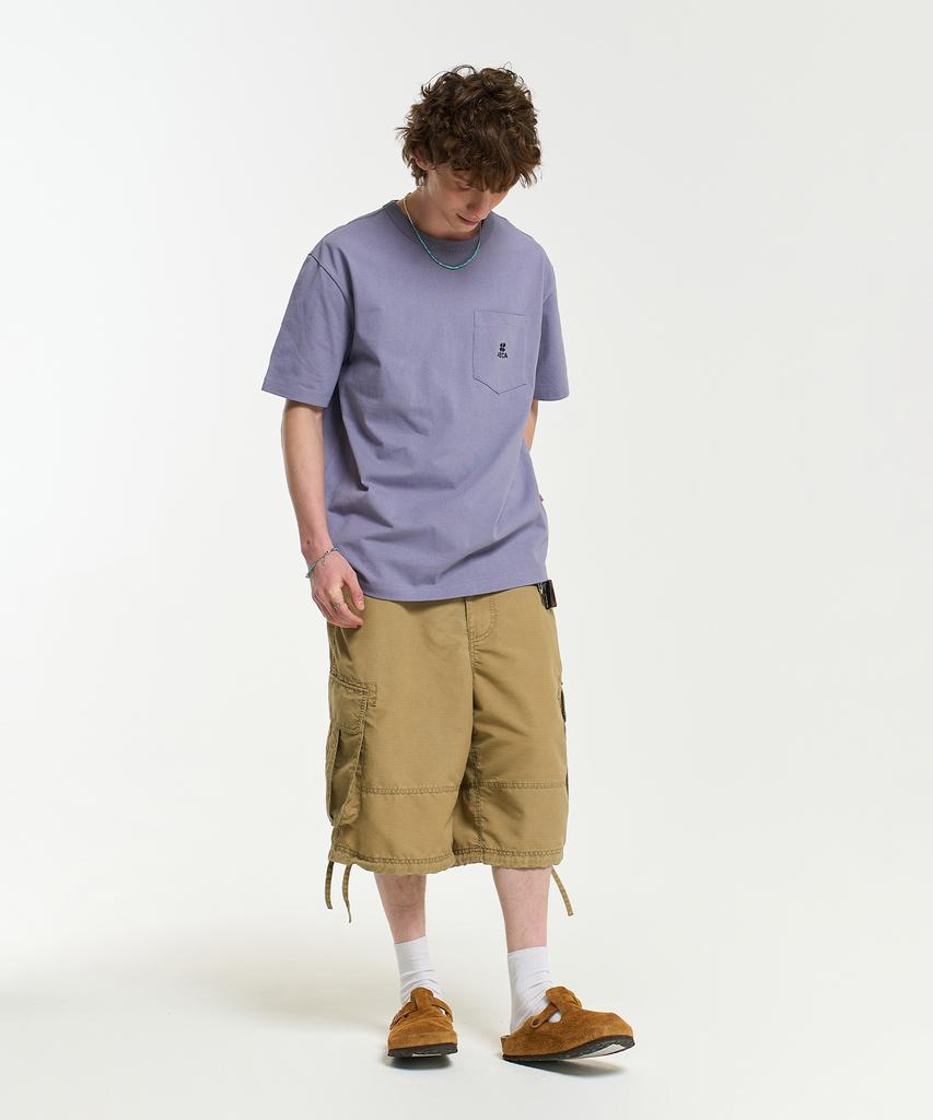 AECA Everyday Aeca Clover Pocket Tee-Purple