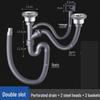 Xuanyong Thickened Double Kitchen Sink Drain Kit