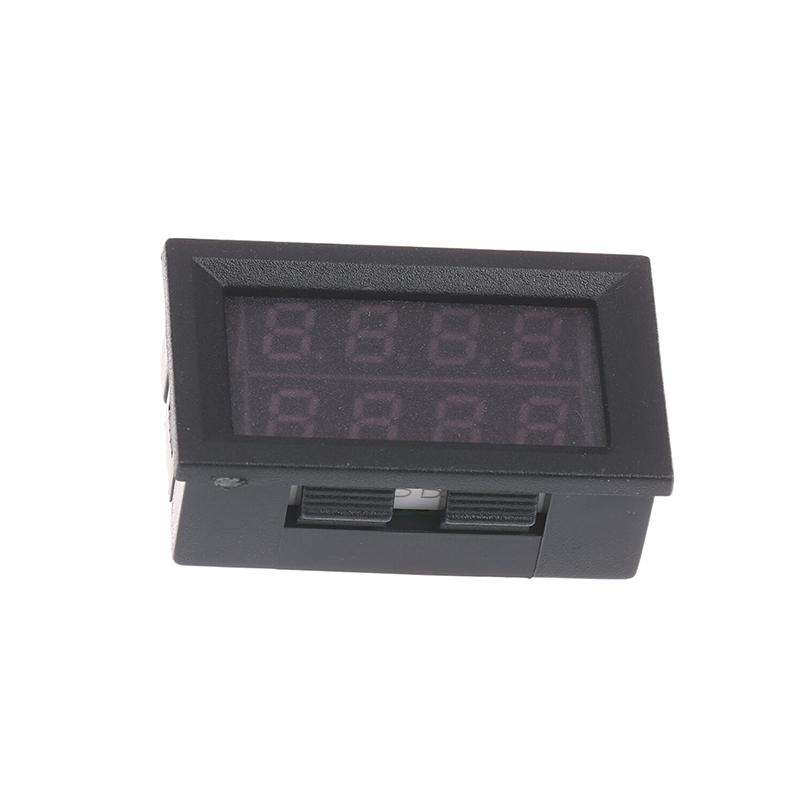 4 Digit 5 Wire Mini Digital Voltmeter Ammeter Dc 100V 10A Voltmeter Ammeter Dual Led Display