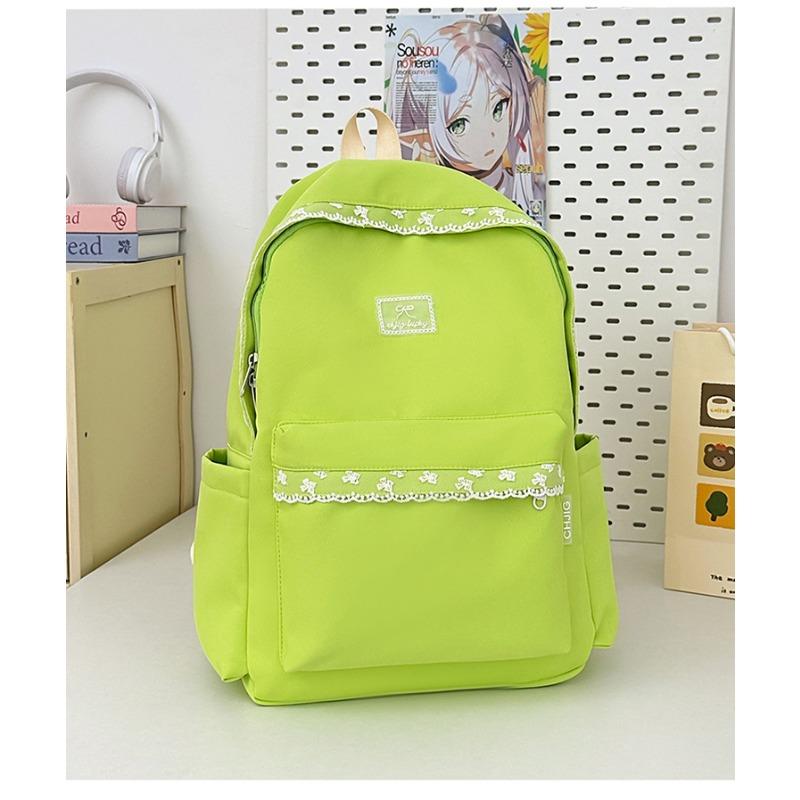 

Высококачественный, свежий и сладкий рюкзак конфетного цвета, повседневный и простой рюкзак большой вместимости для учеников начальной и средней школы