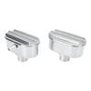 Aluminum Valve Cover Breather PCV Combo Kit Finned Oval Polished 6100FP for Replacement