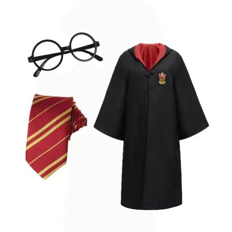 Harry Potter Cosplay Kostüm Magier Robe Kleidung Zubehör Erwachsene Kinder Schuluniform Halloween Umhang