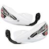 ZETA RACING Impact X3 Universal Handlebar Clamp Clamp Mud and Stone Guard Angle Dirtfreak F5442 Handguards, White, Type, Width 14mm, Protection,