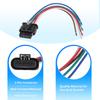 UXCELL No.68406157AA Rear Tail Light Harness for Jeep Renegade 2015-2023 6 Pin Rear Tail Lamp Wiring Harness Connector Plug 5.4"