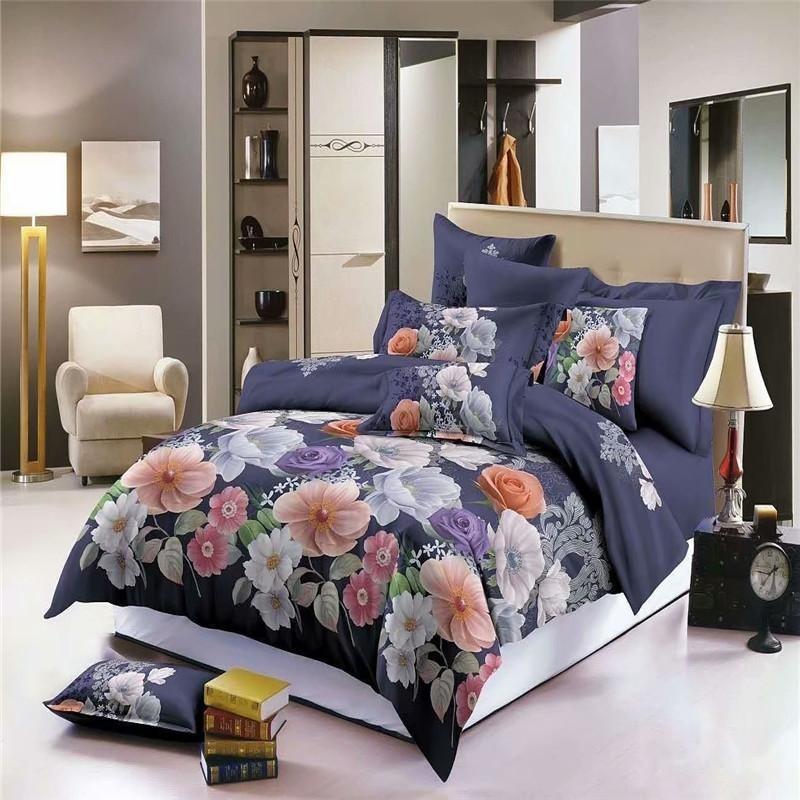 3d Flower  Bedding Set Double Bed Queen Twin Size Bed Linen Set