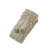 Plush Ball Long Tube Socks Ins Thicken Knitted Stockings Sweet Knee High Stockings  Home
