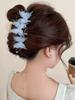 Korean Style Polka Dot Bow Shark Hair Clip - Elegant & Versatile