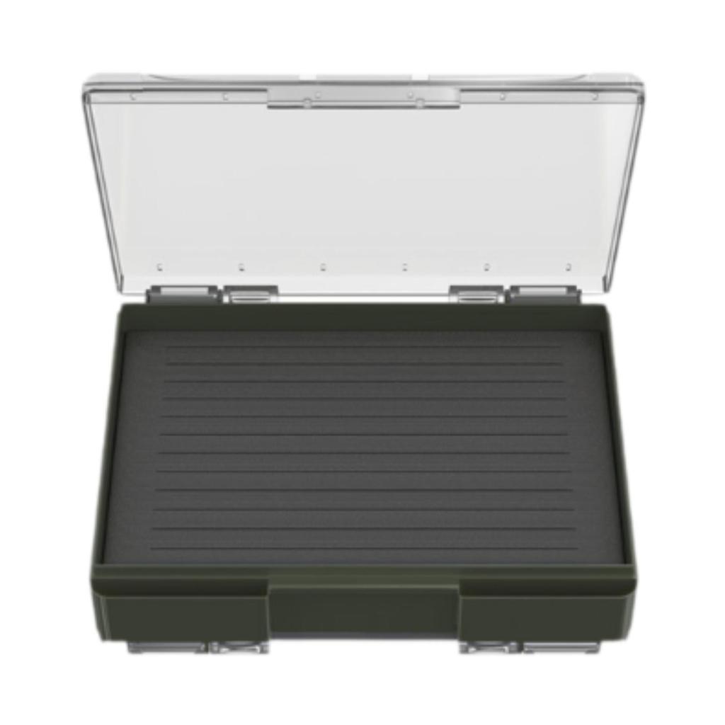 Fly Fishing Tackle Box Organizer Protection Thicker Storage Double Memory Foam Side Gear for Baits Hooks Vest Jigs Hooks Sinkers