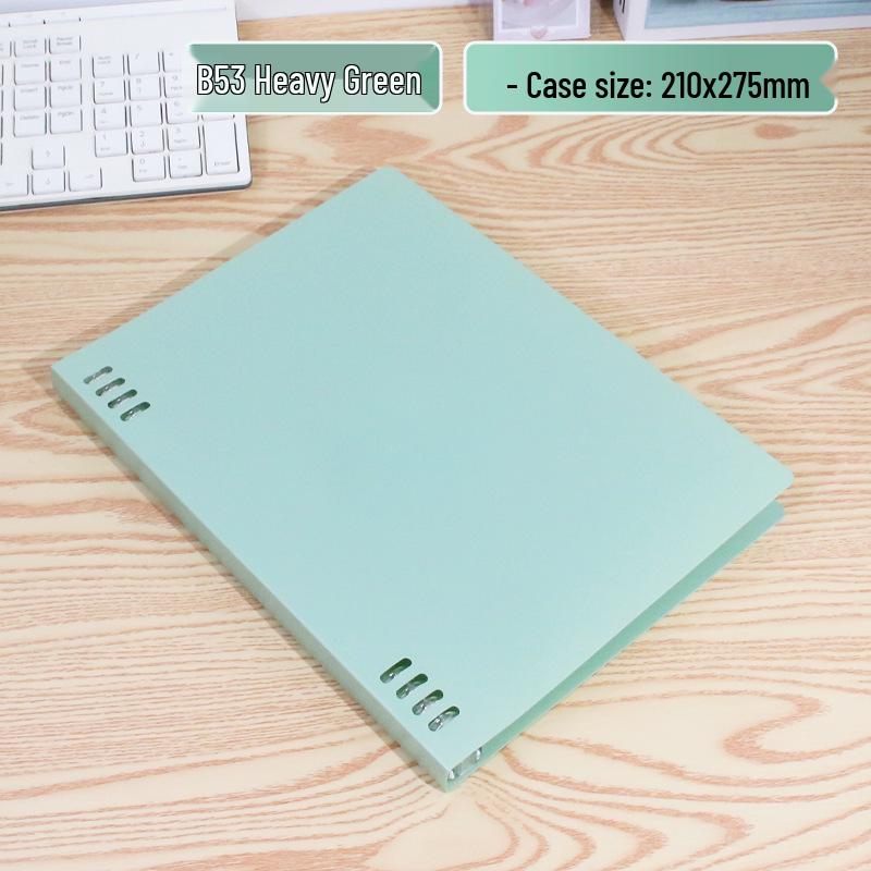 Gradient Non-Scratch Loose-Leaf Push-Pull Binder - B5/A5 Coil Notebook