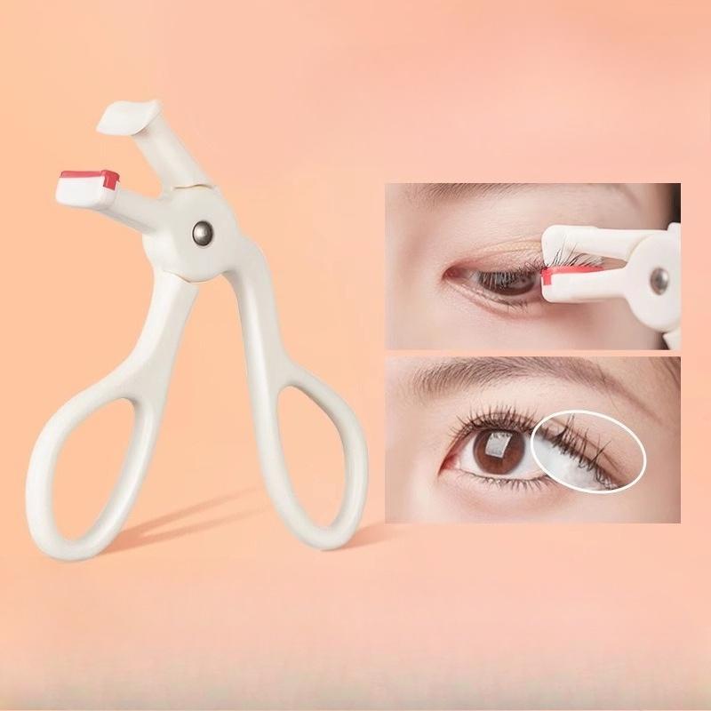 1Pc Eyelash Curler Comfort Grip Lash Curlers Achieve Perfect Curls in 5 Seconds Not Hurting Eyelashes Portable Classic White New