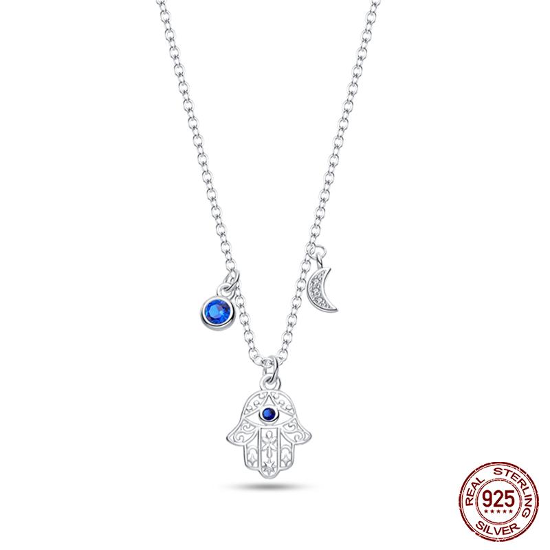 925 Silver Luminous Firefly Heart Shaped Zircon Pendant Necklace For Women Fashion Anniversary Birthday Jewelry Gifts