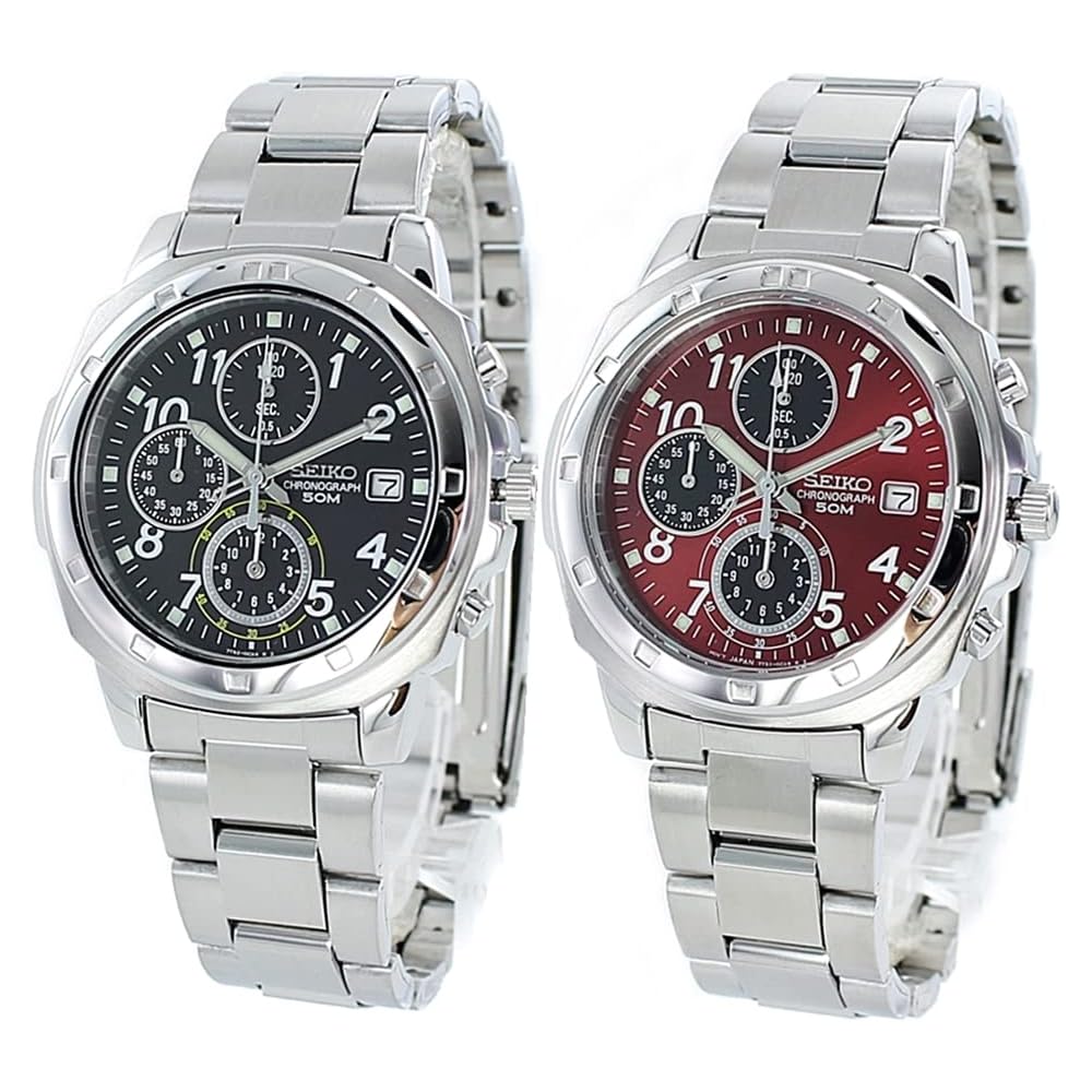 

Seiko Watch Pair Set Unisex Waterproof with Storage Box Men s Women s