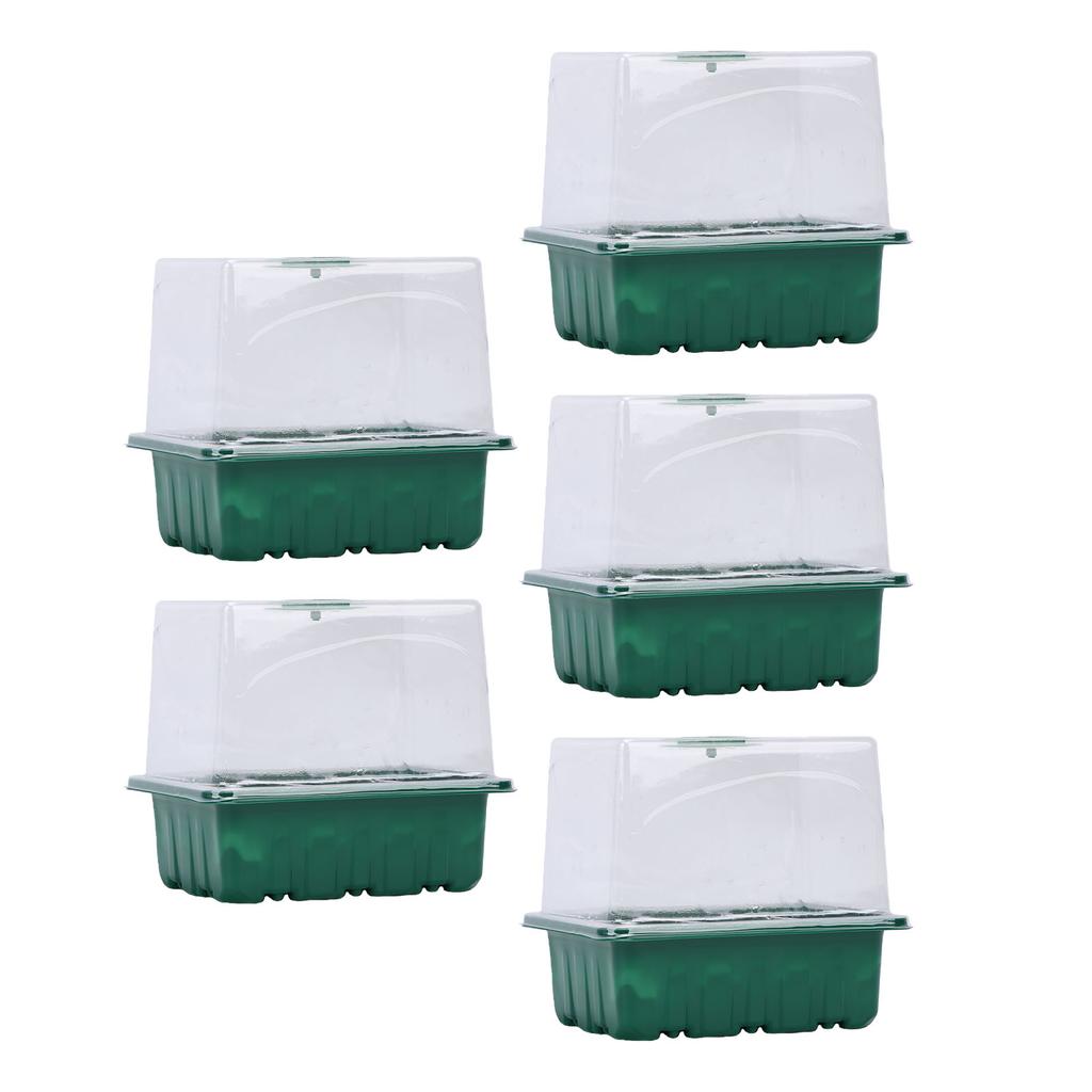 Plant Starter Tray 6 Cells Breathable Visible Reusable Heightened Plant Germination Tray for Gardening