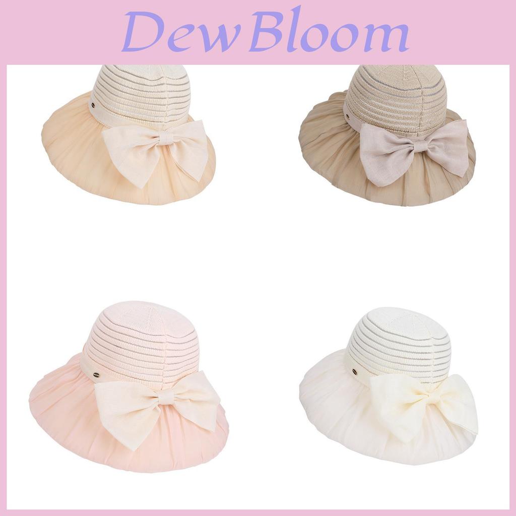 Summer Ladies Flowy Sheer Wide Brim Fisherman Cap With Sunshade For Beach And Travel