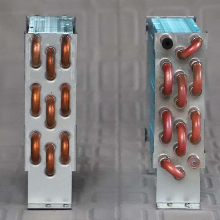 CP3X6X120 PURSWAVE Mini Condenser Evaporator 7mm Copper Tube Aluminum Fin Heat Exchanger Match with 1pc 120*120mm Fan