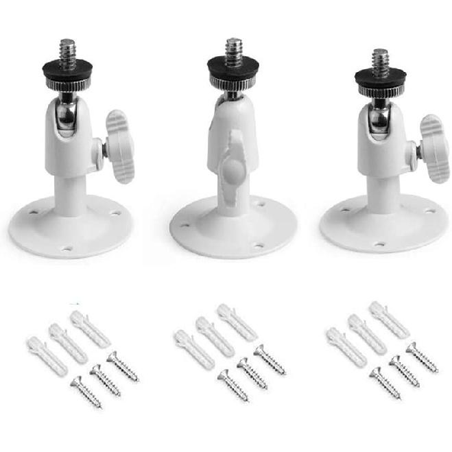 Security Wall Mount for Oculus Sensor Arlo, Arlo Pro,R Stick Up Cam Wired/Battery,SERMICLE Metal Security Camera Bracket Outdoor Indoor 360°