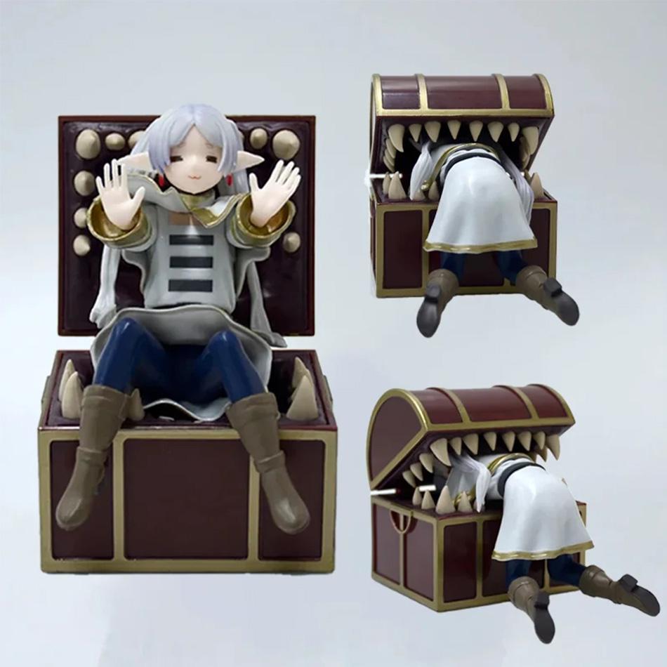 Megumin Frieren Beyond Journey's End Frieren Treasure Box Monster Anime Figure Toy Fern Noodle Stopper Action Figurine gift