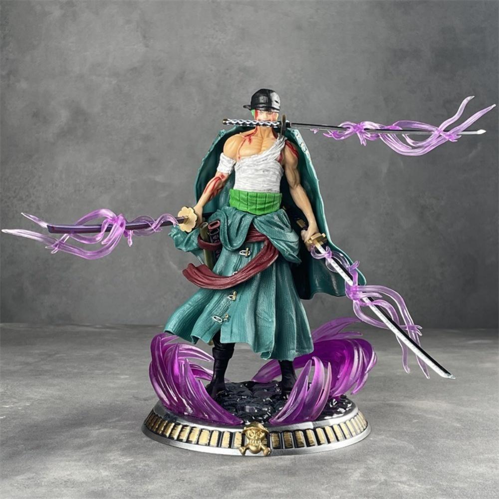 21cm Figure Bath Blood Roronoa Zoro PVC Figure Collection Model Anime Birthday Gifts