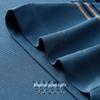FIRS Men's Natural Silk Blend Striped Polo Shirt