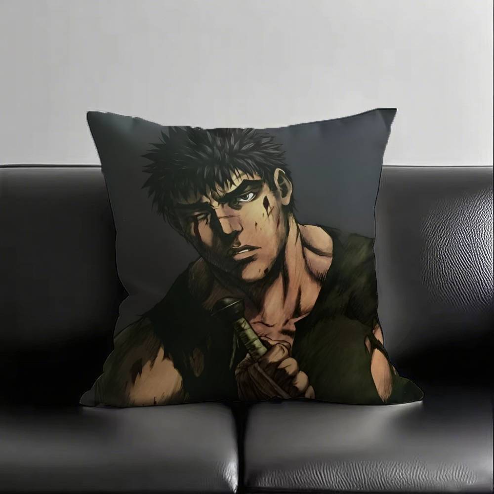 1pc Anime B-Berserk Pillow Case Fashion Square Pillowcase Bedroom Sofa Room Ins Decoration Leisure