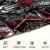 1PC Satan Print FlAannel Blanket, High quality Comfortable for All Seasons, Home Decor, Warmth and Comfort