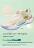 Unisex Luminous Low-Top Basketball Shoes with Rotary Buckle, Wear-Resistant Mesh Upper, Ideal for Spring and Summer Training.