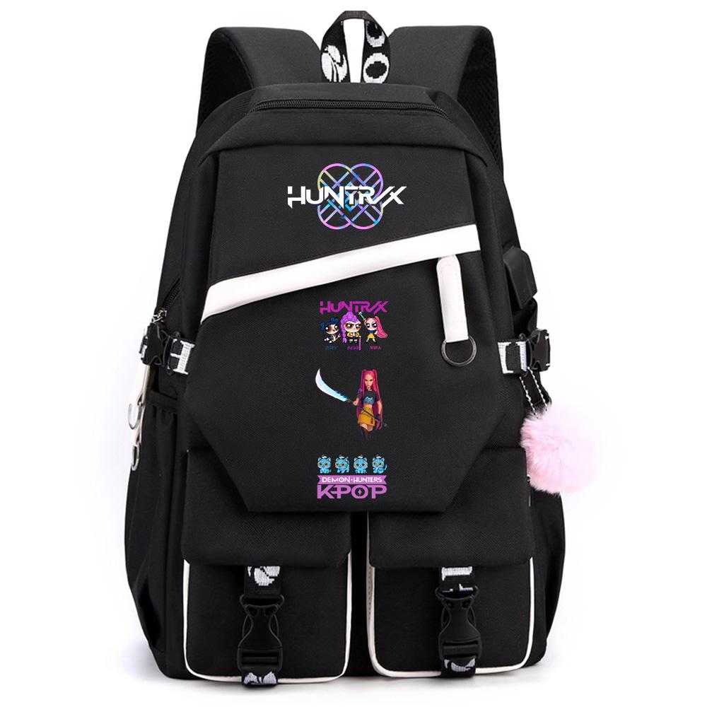 Anime Printed Large Capacity Backpack for Teenger Student Girl Boy Schoolbag Bookbag Women Waterproof Travel Bag Gift
