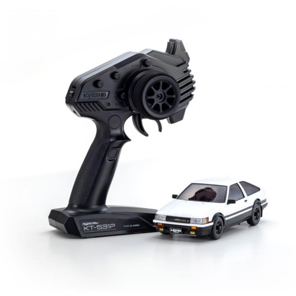 Kyosho Ma 020 Toyota Corolla Levin Ae86 White Black Readyset