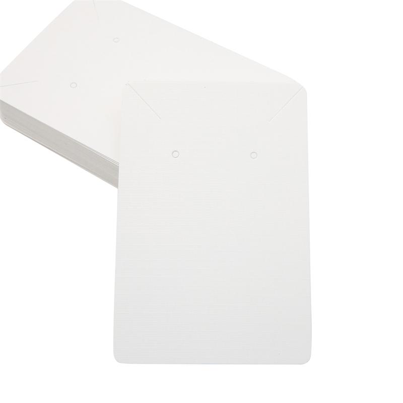 50pcs/Bag Earrings Necklaces Display Cards for Jewelry Earring Necklace Box Packaging Cardboard Hang Tag Card