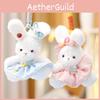 White Skirt Bow Rabbit Plush Toy Pendant Animal Keychain Bag Decoration Gift