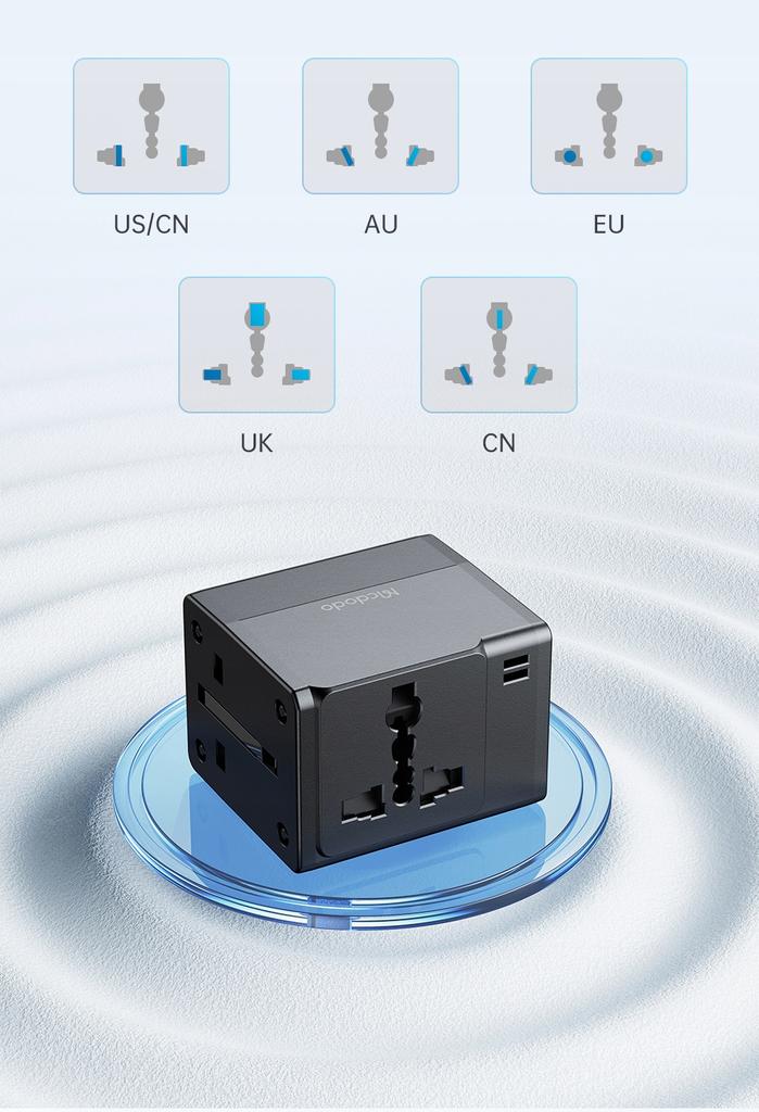 Mcdodo Travel Charger Usb Adapter Eu Us Uk Au