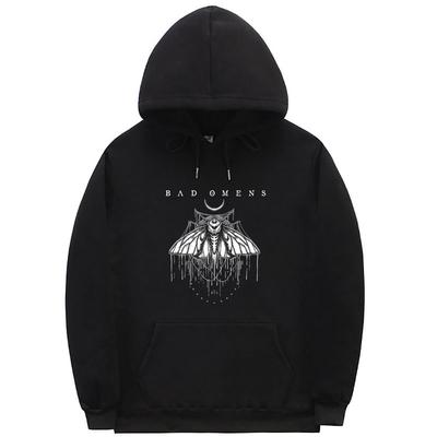 Mikina s potiskem Bad Omens Vtipný grafický motiv můry Sportovní oblečení Pánské Dámské Módní Streetwear Unisex S dlouhým rukávem Mikiny Mikina