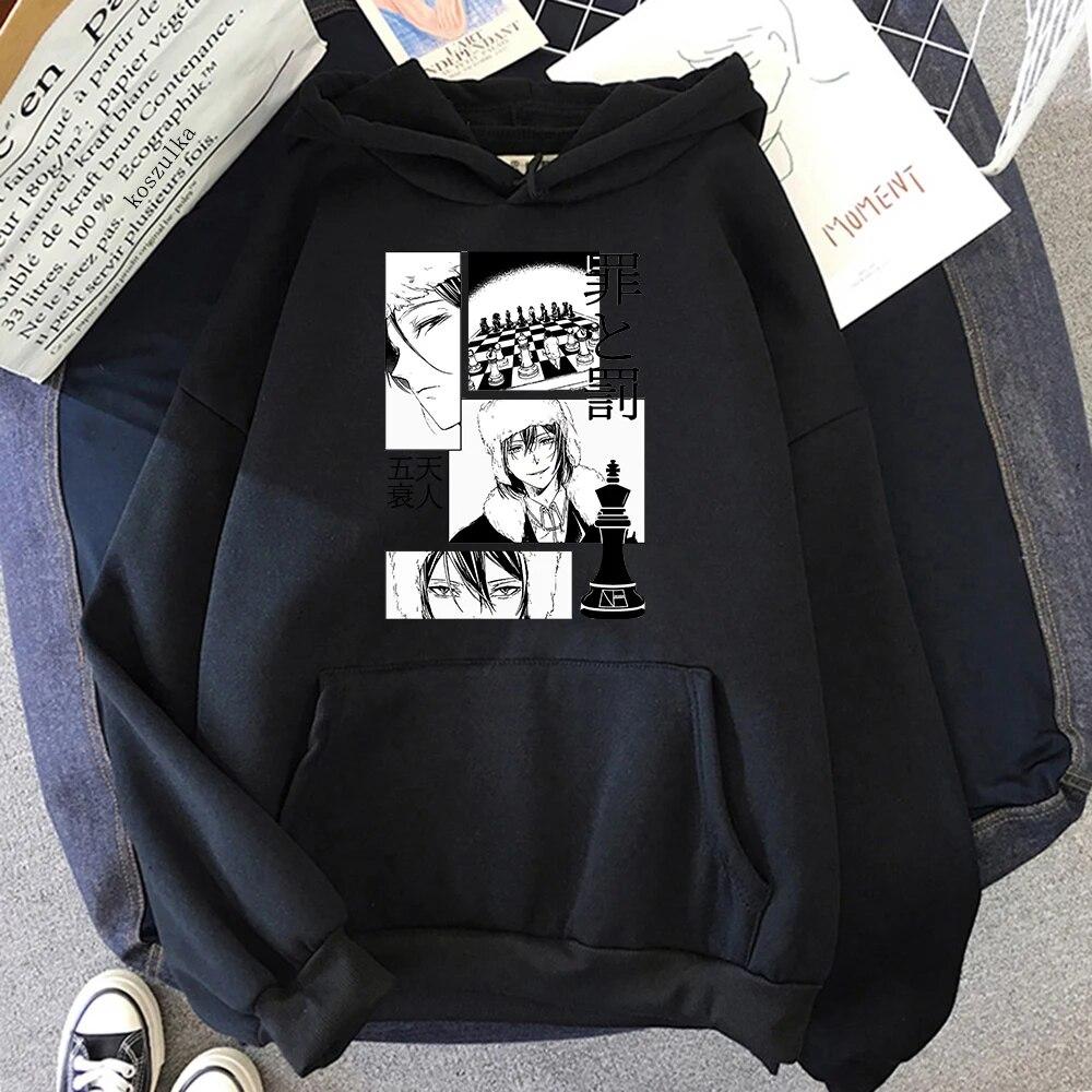 

Толстовки с капюшоном в стиле аниме Bungou Stray Dogs Dead Apple, женские толстовки унисексга Shibusawa Tatsuhiko, толстовка с рисунком, Harajuku, унисекс, Sudadera