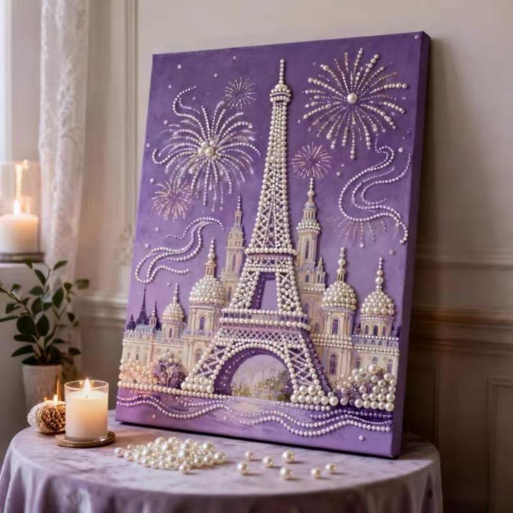 Handmade DIY Pearl Painting Set Independence Day 250th Anniversary Decorative Painting Dot Diamond Painting