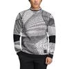 adidas Pk Gradacja Pasków Tył Zamek Błyskawiczny Slim Fit Sweter Dzianinowy Męski Top Szary HM7625