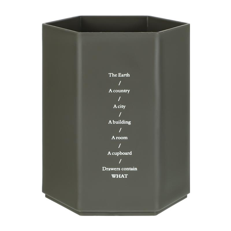 

Простой однотонный шестиугольный держатель для ручек, настольный органайзер, школьный и офисный держатель для карандашей, коробка для хранения канцелярских принадлежностей, контейнер, подарок