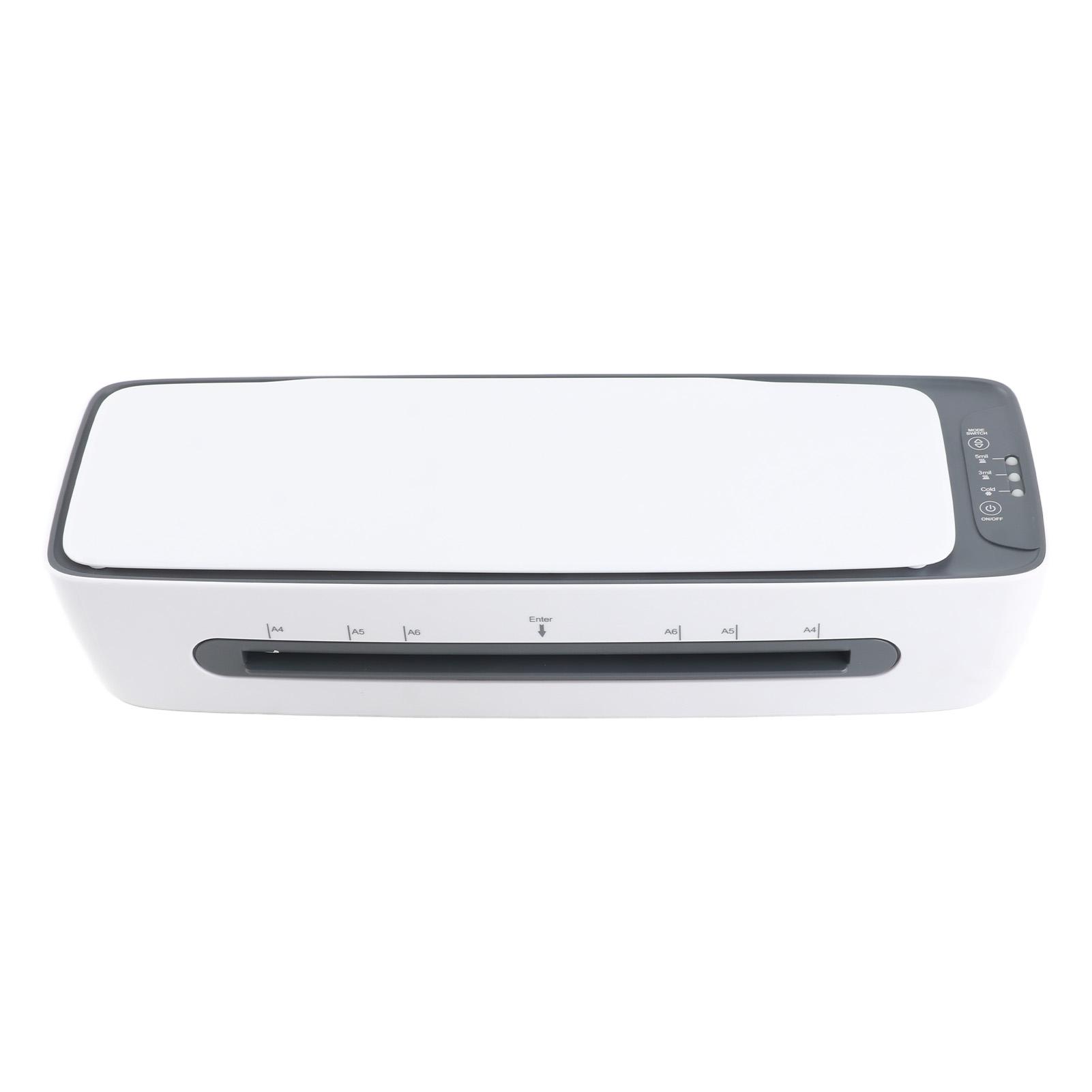 

Машина для ламинирования фотографий Горячий Холодный Ламинатор A4 с 12 листами для ламинирования Дырокол Резак для бумаги Закруглитель углов Вилка США