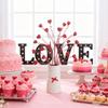 Valentine's Day Heart-Shaped Branch Decorations Artificial Berry Stems Decorative Heart-Shaped Decor For Banquet Wedding Party