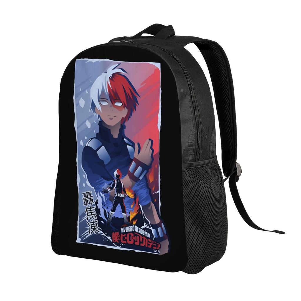 My Hero Academias Backpack for Women Men College School Student Bookbag Fits 15 Inch Laptop Shoto Todoroki Bags