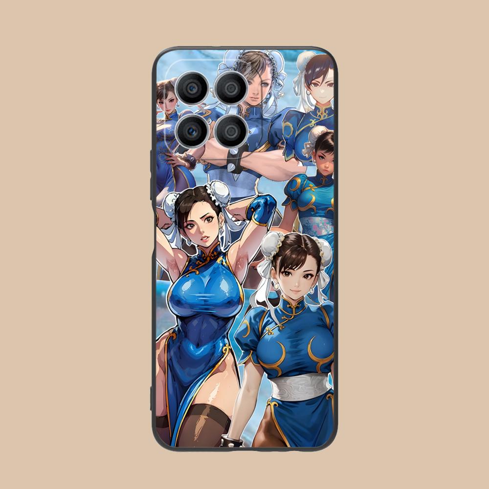 

Street Fighter Chunli Phone Case for Honor 90 80 70 60 50 30 20 10 9 8 7 Pro S SE Lite 5G Colorful Printing Cover Pretty Cover Honor 7S
