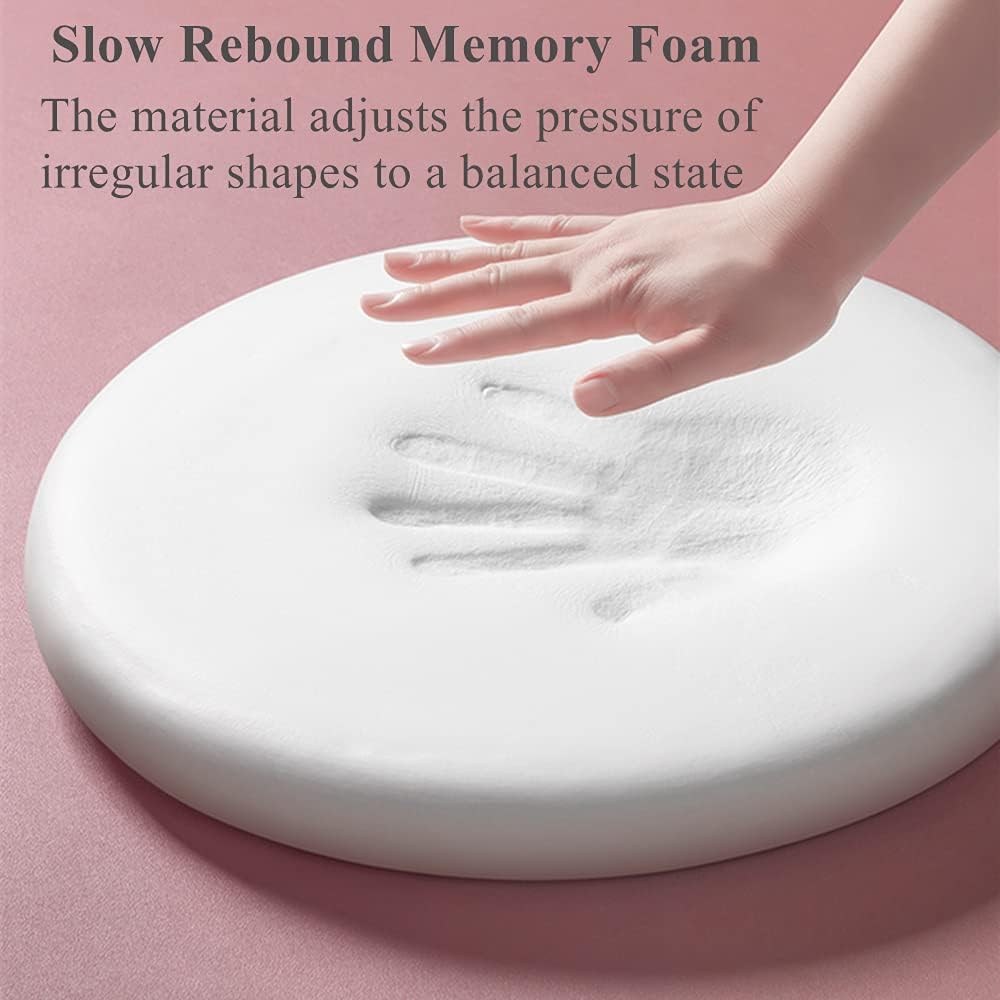 Memory Foam Seat Cushion Anti-Slip Soft Solid Round Floor Seat Futon Office Chair Pad Bar Seat Stool Cushions 30/35/40cm