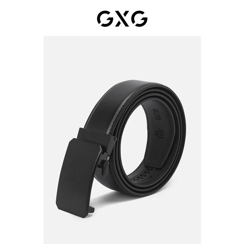 GXG Men s Genuine Leather Automatic Buckle Belt 110cm