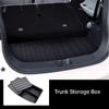 For Leapmotor T03 2024 Trunk Storage Box Trunk Cover Partition Stress-resistant Organizer Tray Car Interior Accessories