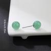 Handcrafted Gemstones Studs Earrings Stylish Crystal Bead Design Ear Accessories Jewelry For Everyday Formal Wear
