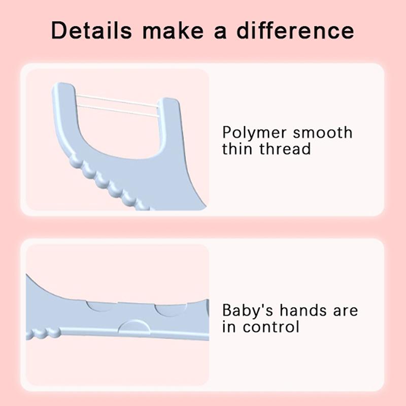 60 stk Barnas Dyre Tannpirker Engangs Ultrafin Tannpirker Silketråd Søt Tegneserie Oral Interdental Rengjøring