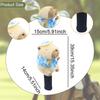 Fairway Wood Golf Club Headcover Plush Head Cover Capybara Golfer Gift Cute Animal Funny