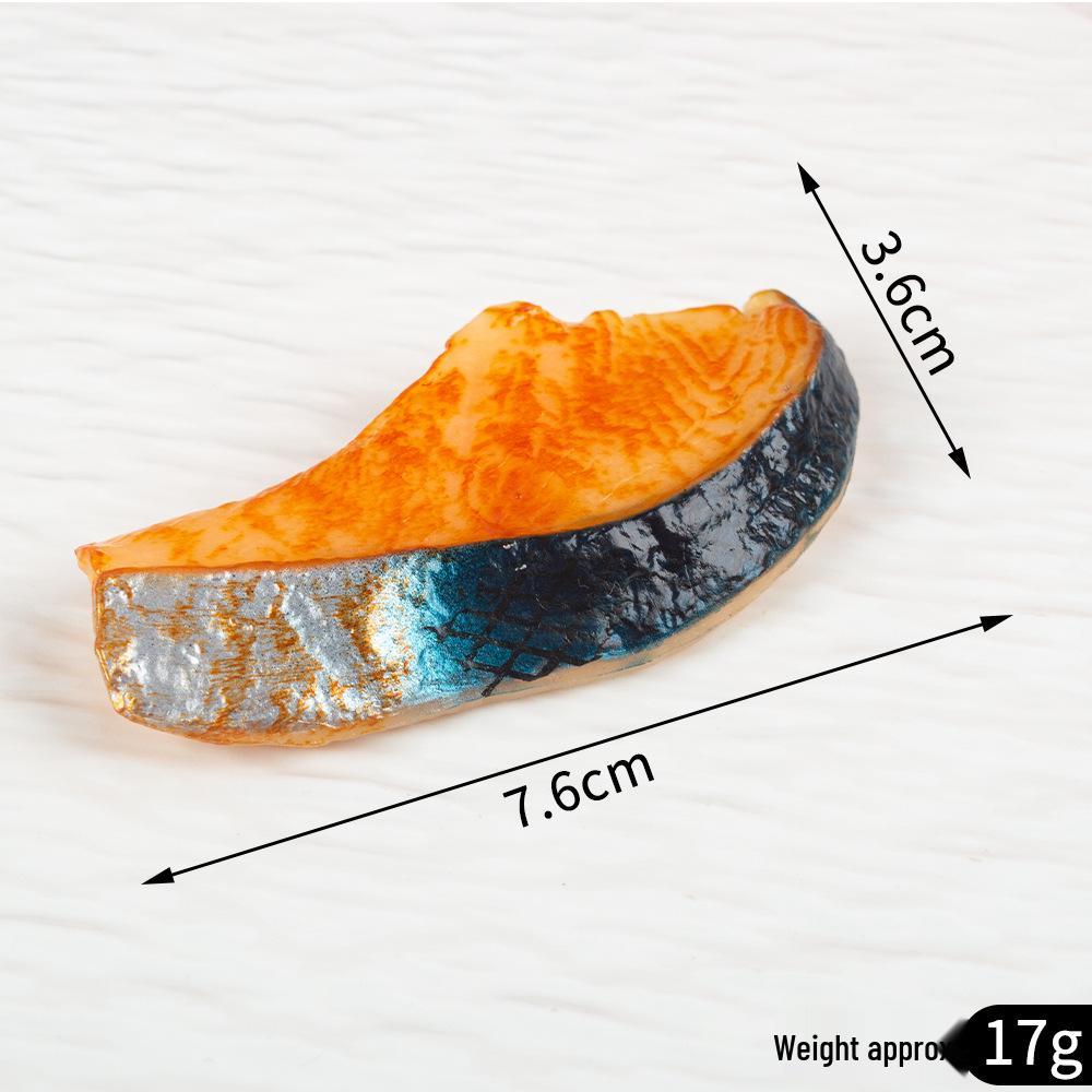 

Популярный трансграничный брелок-модель еды для барбекю из рыбного филе
