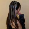 Pretty New Womens Fashion Rhinestone Headband Long Tassel Crystal Hair Accessories Fashion Wedding Headdress Creative Gift
