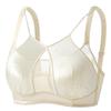 Pure Desire Sexy Mesh Lace Underwear Women's Ultra-thin Large Chest Small Side Breast Anti-sagging Bra Set