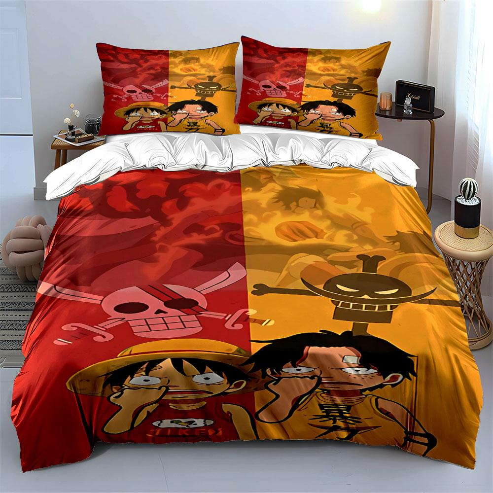Pirate skulls and characters. Bedding sets Duvet cover sets Duvet covers Pillowcases(1 * Duvet Cover 2 * Pillowcases without duvet insert)